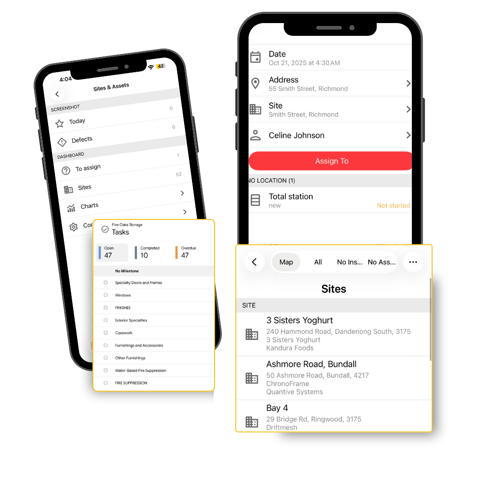 Sites, Assets and Task Management | KIM
